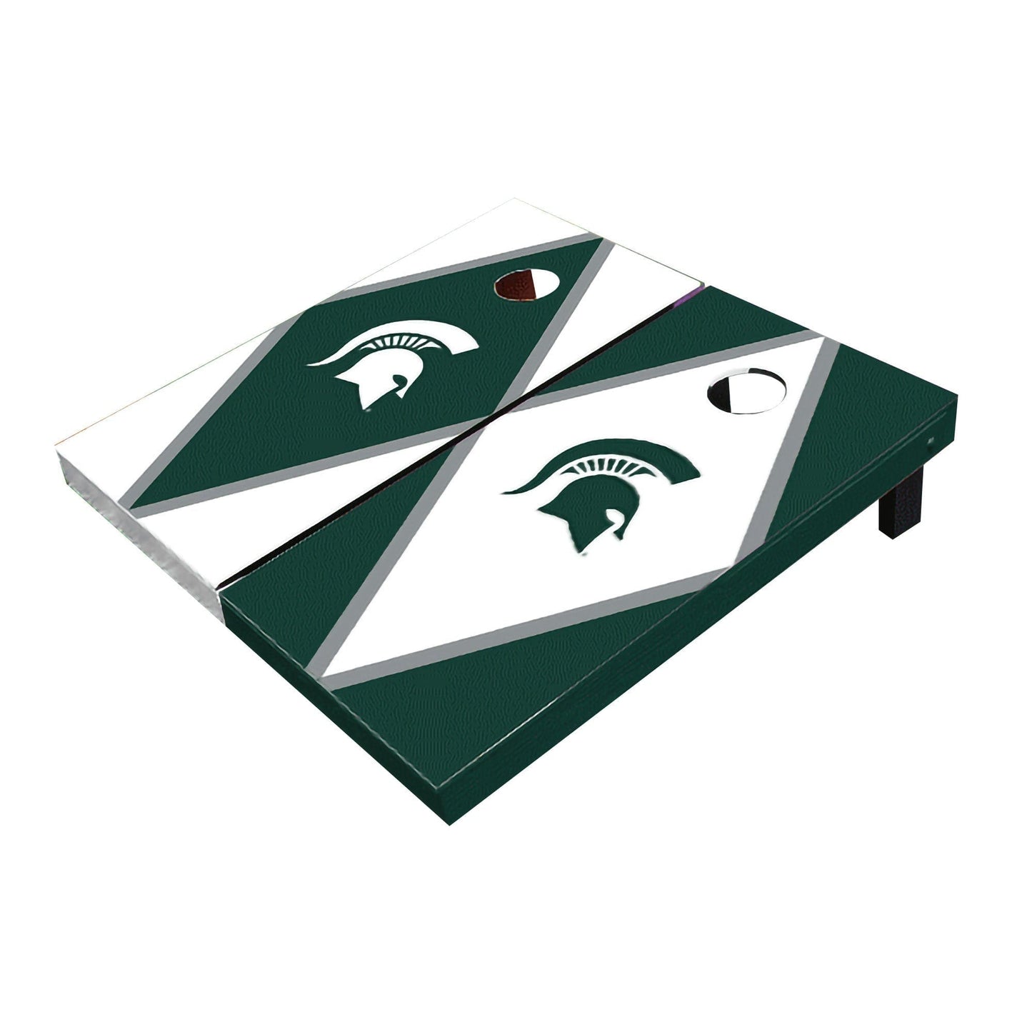 Michigan State Spartans Alternating Diamond All-Weather Cornhole Set