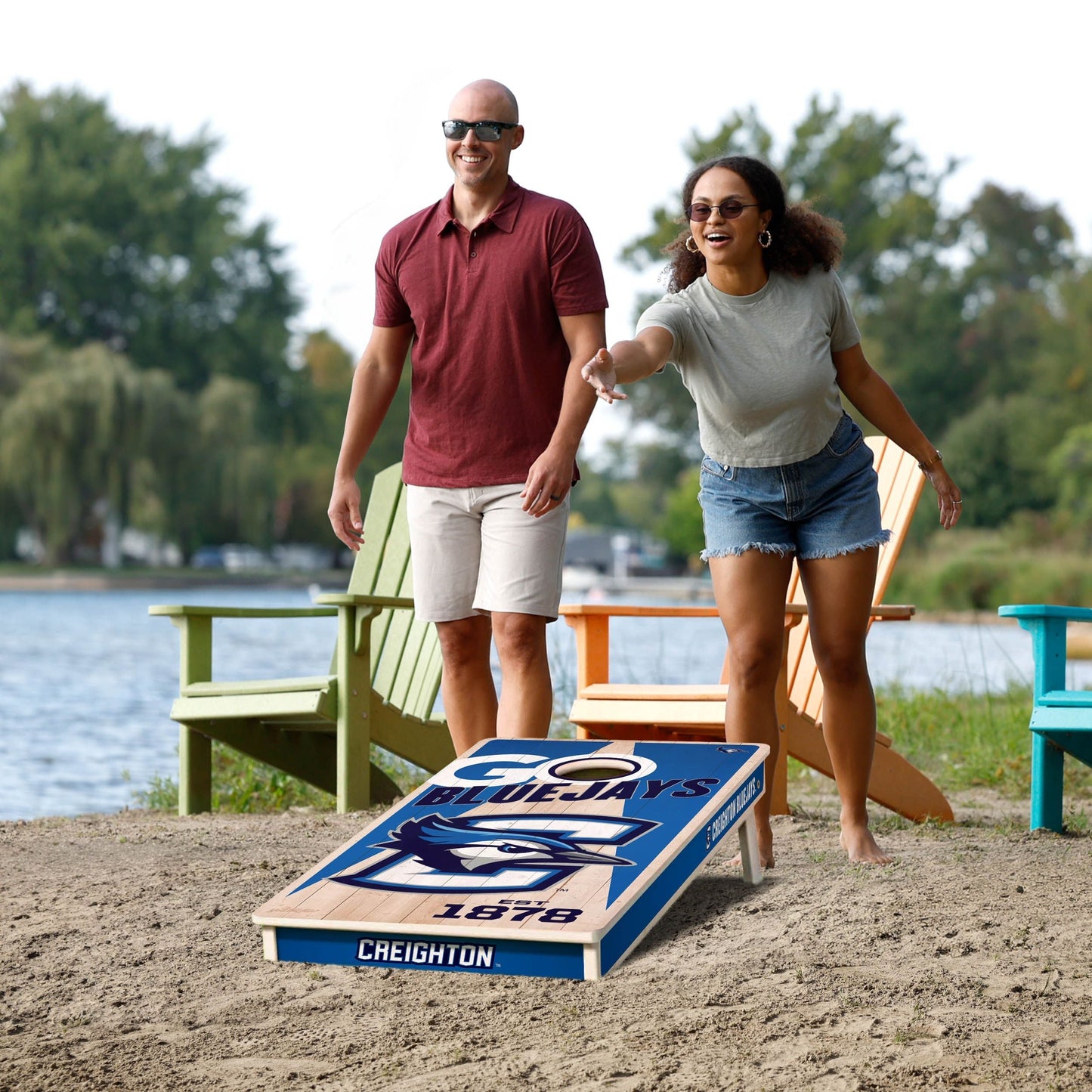 Creighton Bluejays 2x4 Pro Cornhole Boards