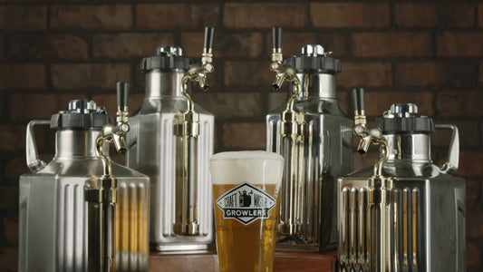 Square Carbonated Growler - Free Shipping