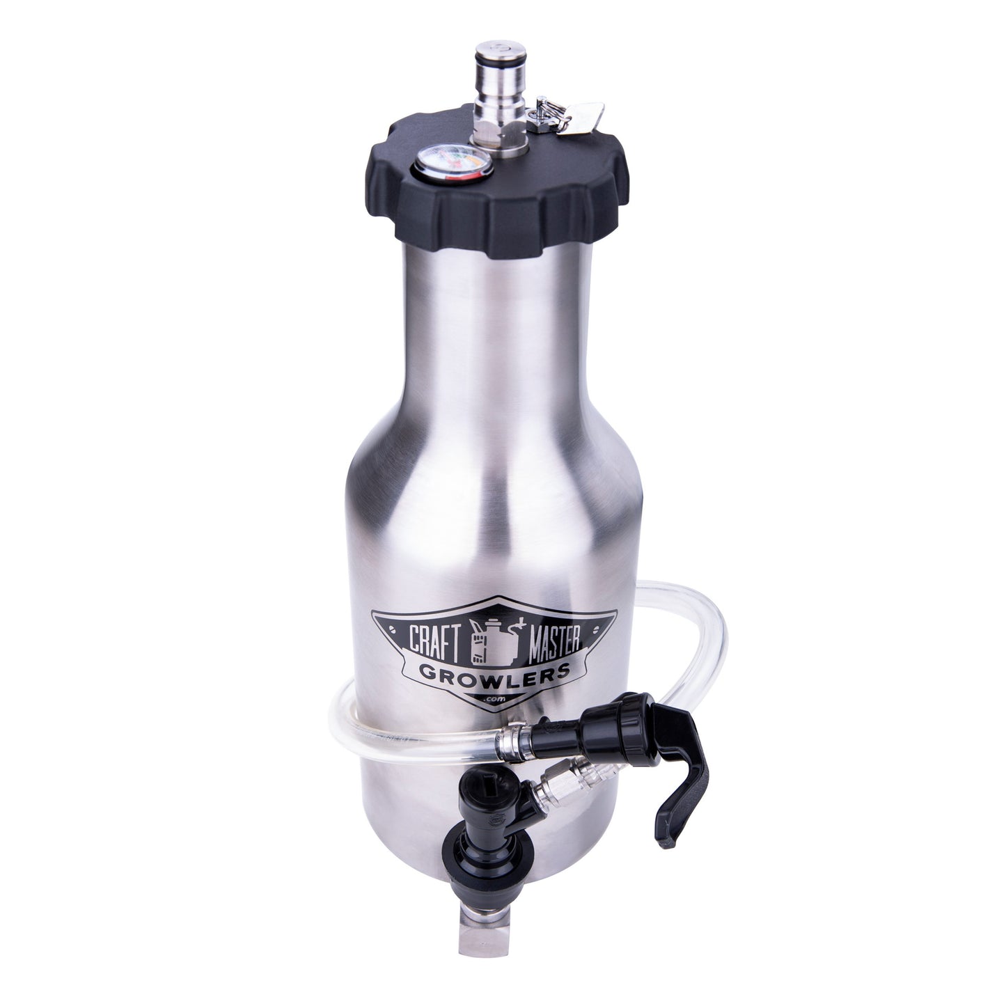 *Custom Image* "Portable Keg" 64 oz Growlveller™ C02 Carbonated - Free Shipping