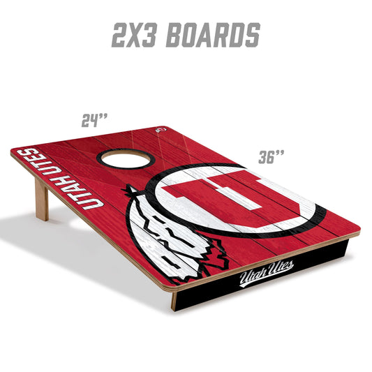 Utah Utes 2x3 Tailgate Cornhole Boards