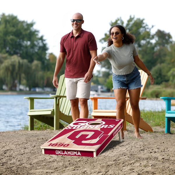 Oklahoma Sooners 2x4 Pro Cornhole Boards