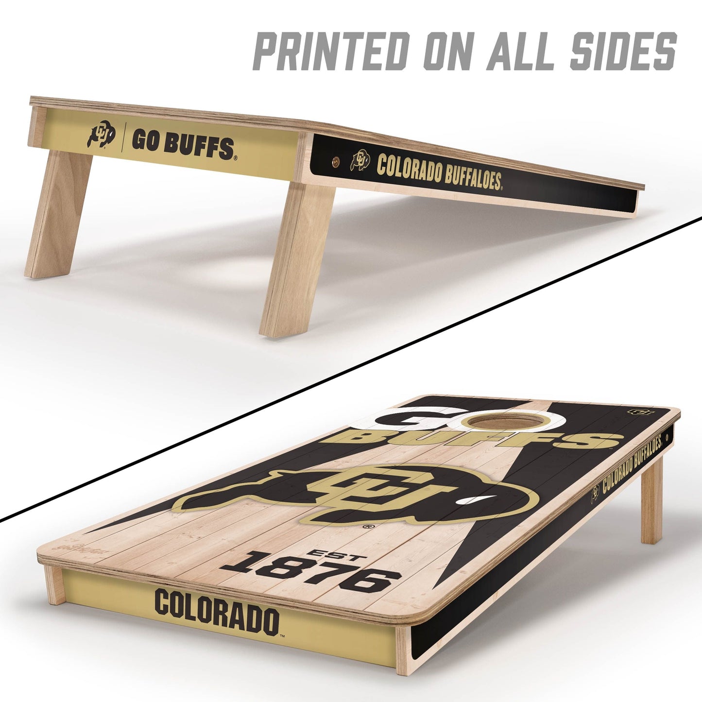 Colorado Buffaloes 2x4 Pro Cornhole Boards
