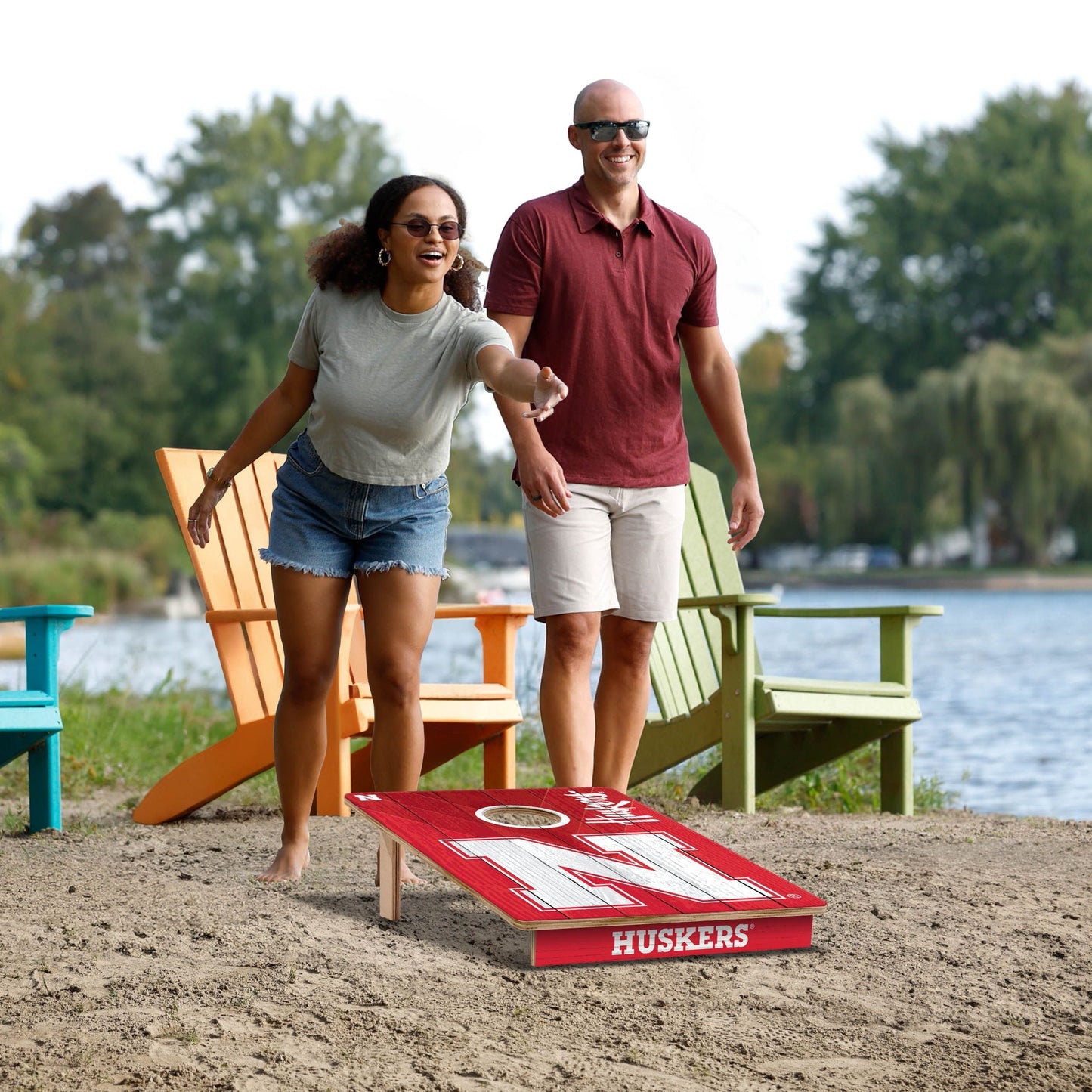 Nebraska Cornhuskers 2x3 Tailgate Cornhole Boards