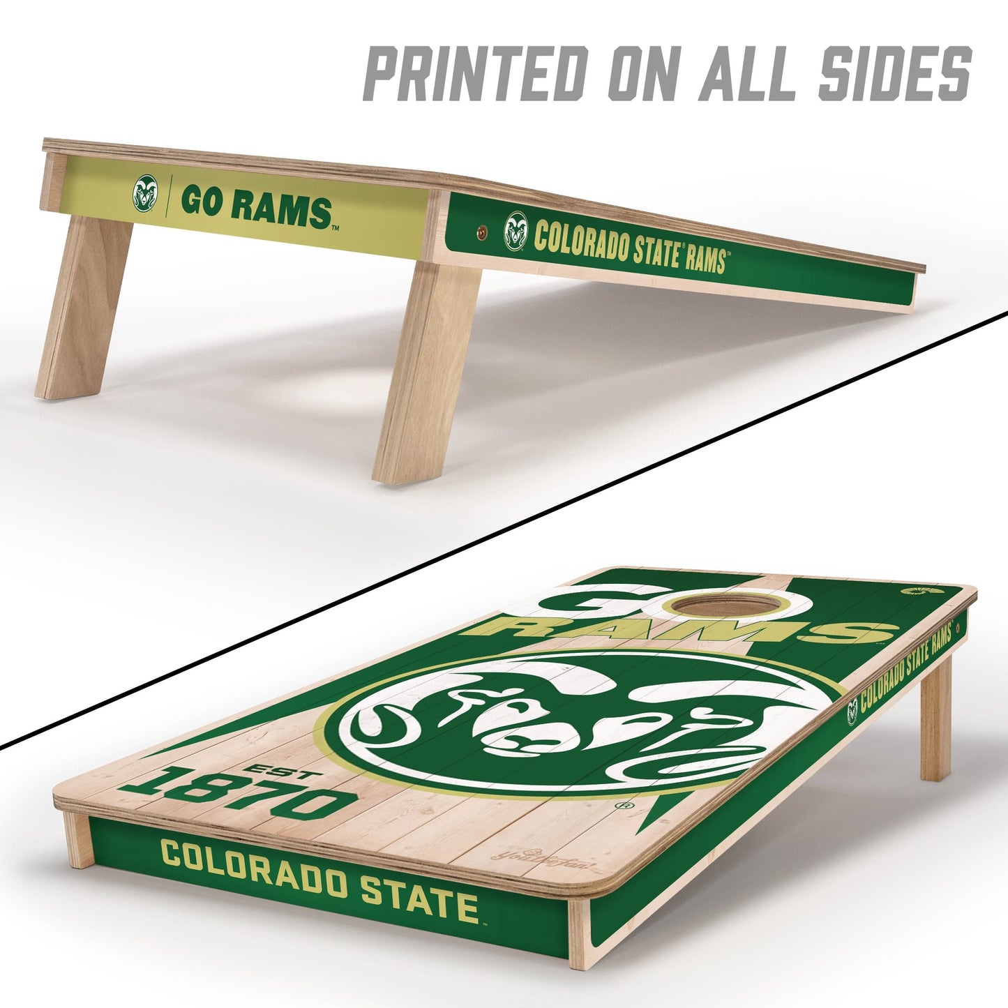 Colorado State Rams 2x4 Pro Cornhole Boards
