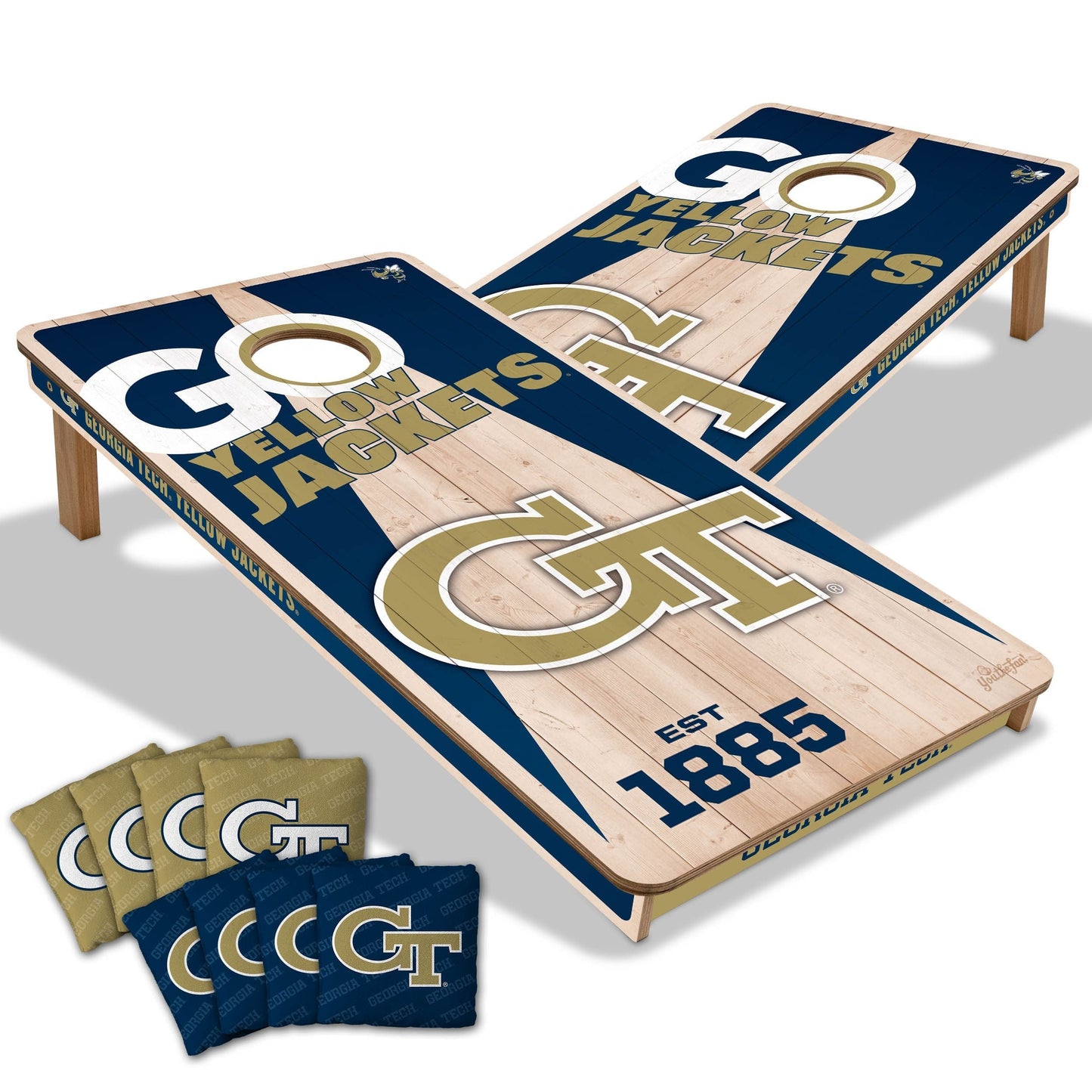 Georgia Tech Yellow Jackets 2x4 Pro Cornhole Boards