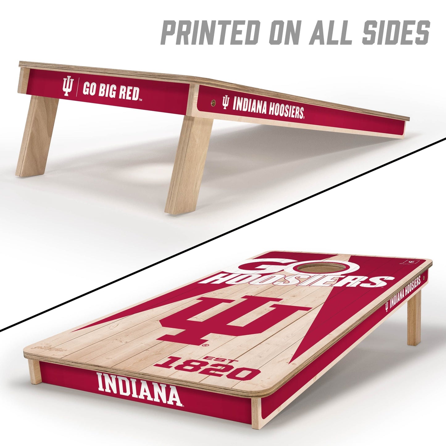 Indiana Hoosiers 2x4 Pro Cornhole Boards